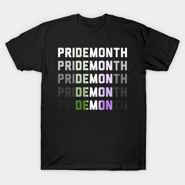 PriDEMONth Genderqueer T-Shirt by Art by Veya